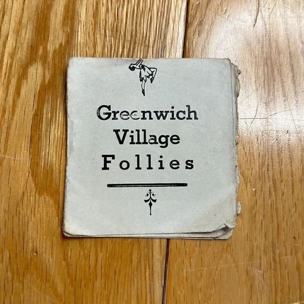 1940’s Greenwich Village Follies Vintage collectible risky sexy pamphlets